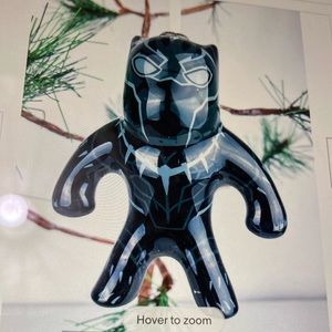 Marvel Hallmark Black Panther Christmas Ornament Decoupage 4 x 3-1/2